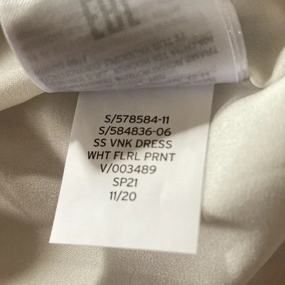 Gap women’s floral dress v-neck sm cap sleeves NWT lined spring summer casual - Picture 8 of 9